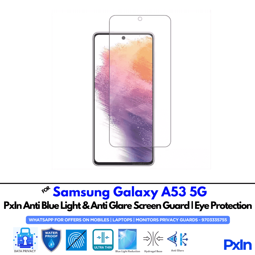 Samsung Galaxy A53 5G Mobile Anti Bluelight Screen Guard