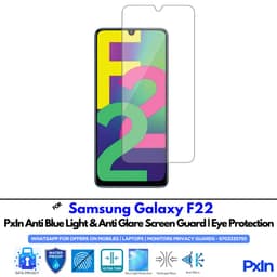 Samsung Galaxy F22 Mobile Anti Bluelight Screen Guard