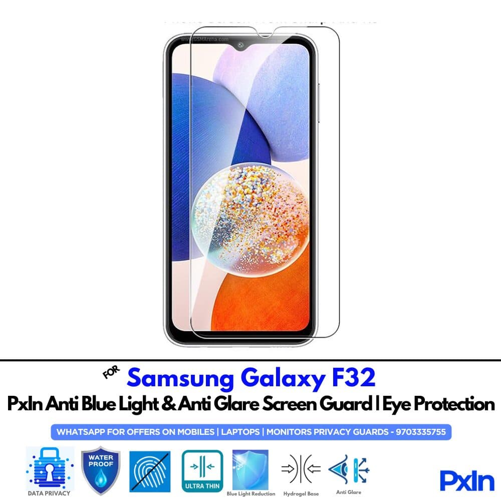 Samsung Galaxy F32 Mobile Anti Bluelight Screen Guard