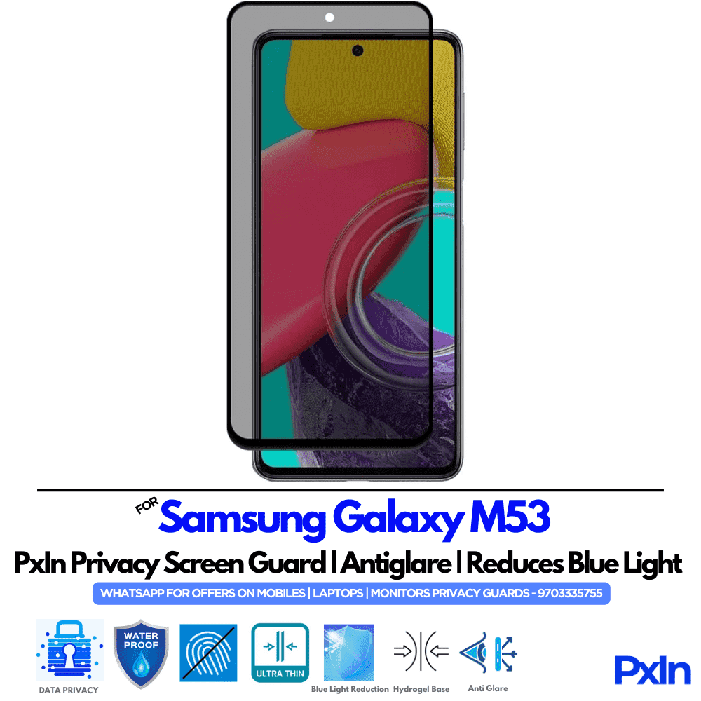 Samsung Galaxy M53 Mobile Privacy Screen Guard