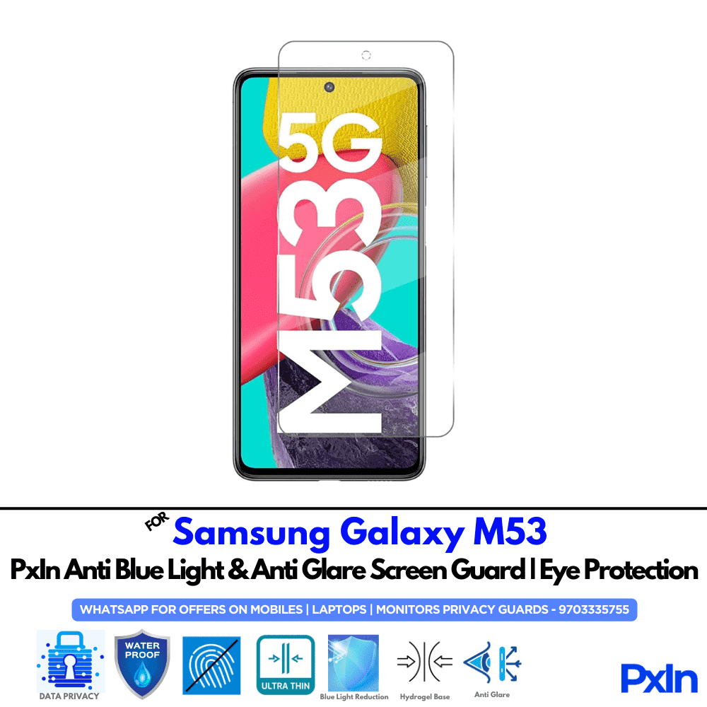 Samsung Galaxy M53 Mobile Anti Bluelight Screen Guard