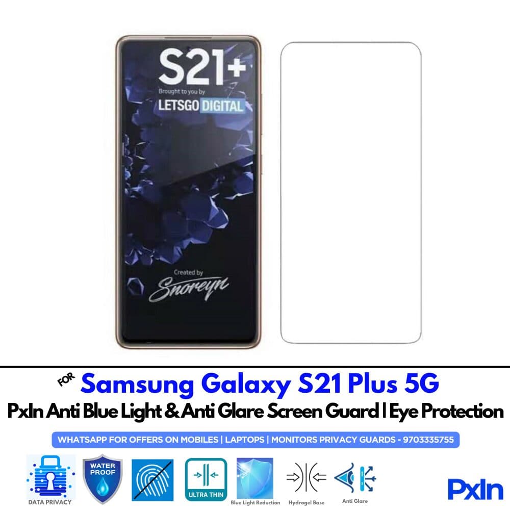 Samsung Galaxy S21 Plus 5G Mobile Anti Bluelight Screen Guard