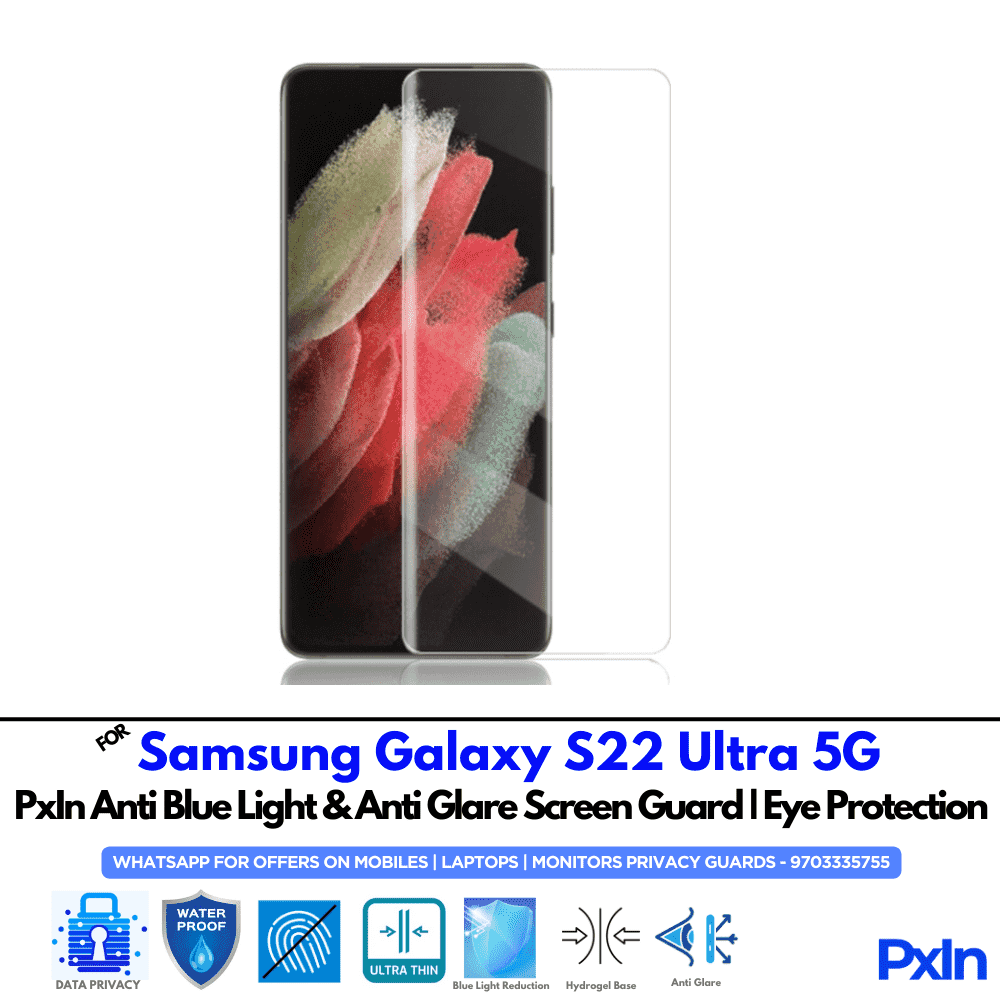 Samsung Galaxy S22 Ultra 5G Mobile Anti Bluelight Screen Guard