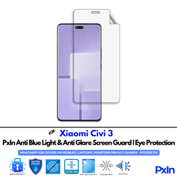 Xiaomi Civi 3 Mobile Anti Bluelight Screen Guard
