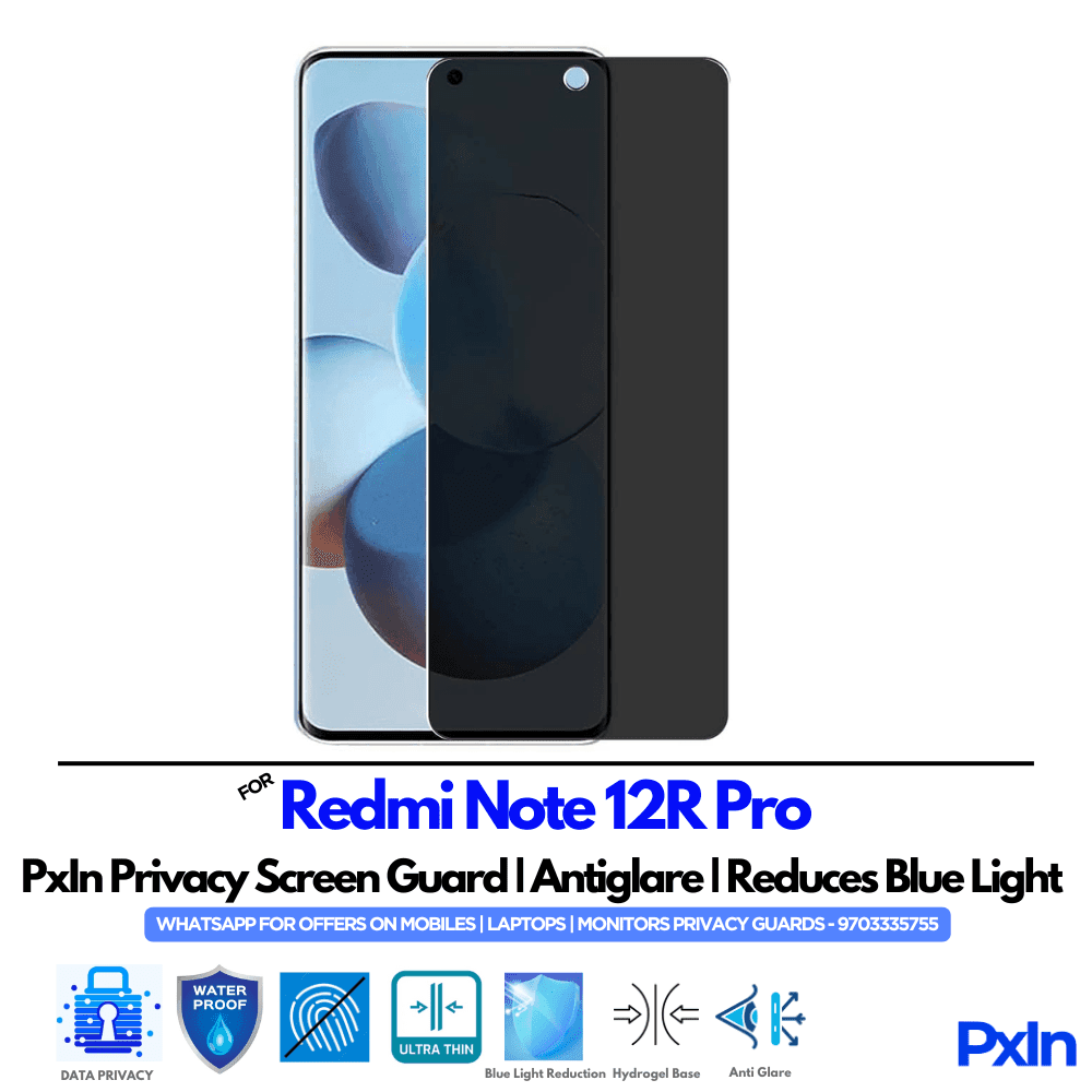 Redmi Note 12R Pro Mobile Privacy Screen