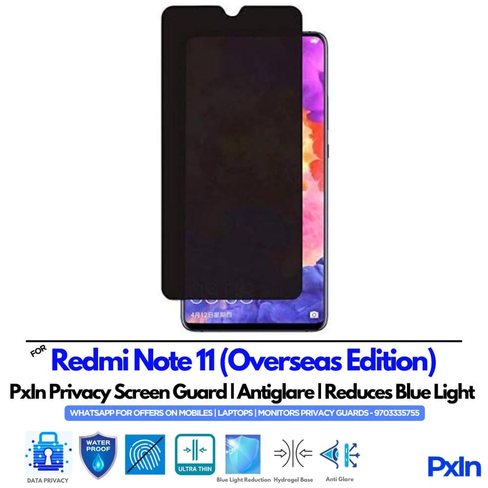 Redmi Note 11 (Overseas Edition) Mobile Privacy Screen