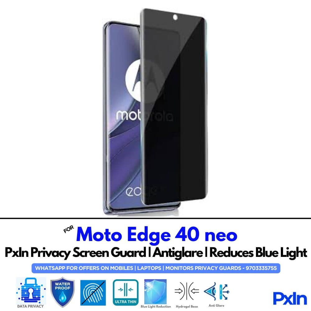 Moto Edge 40 neo Mobile Privacy Screen Guard