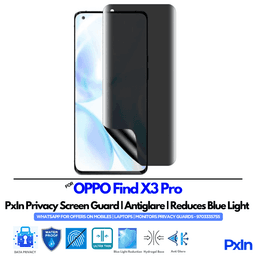 OPPO Find X3 Pro Mobile Privacy Screen