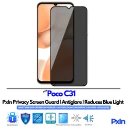 POCO C31 Mobile Privacy Screen