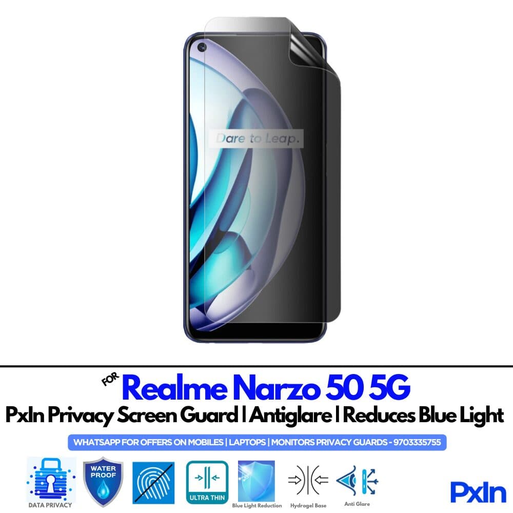 Realme Narzo 50 5G Mobile Privacy Screen