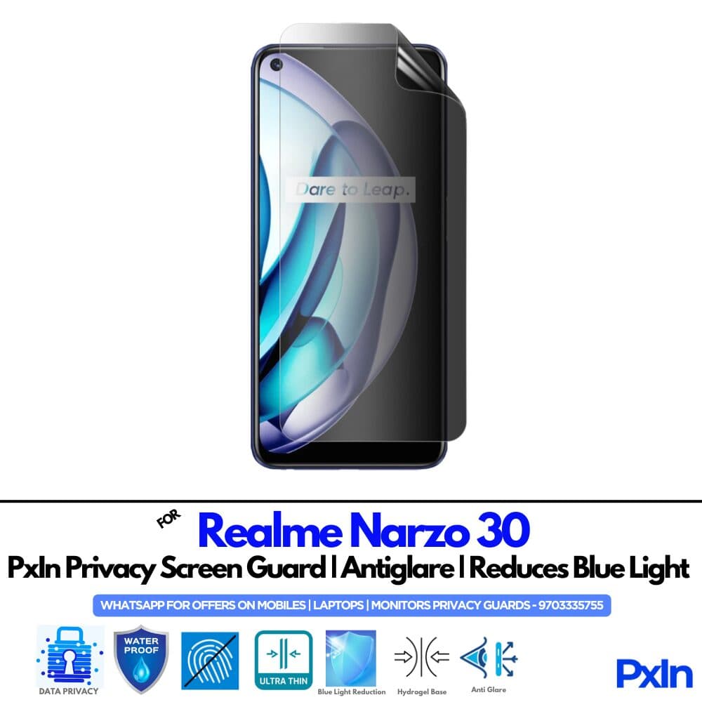 Realme Narzo 30 Mobile Privacy Screen