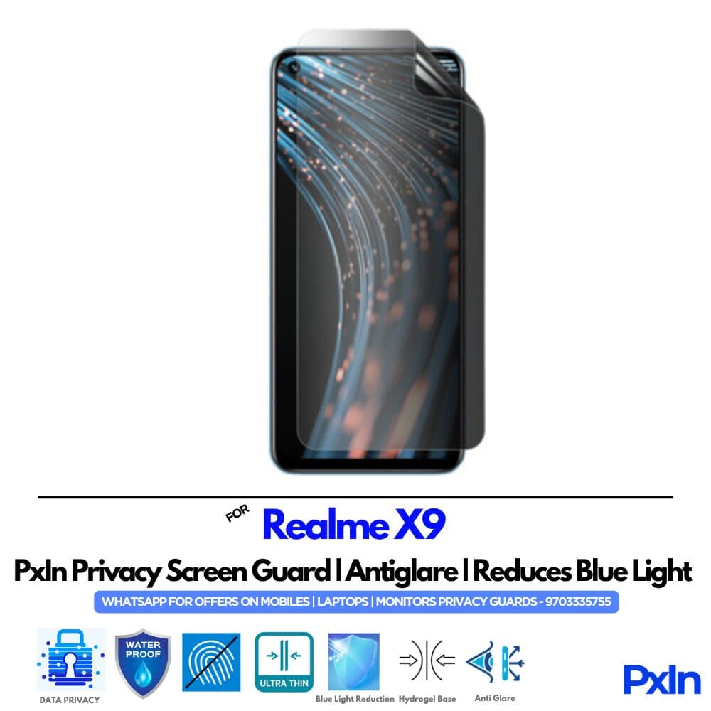 Realme X9 Mobile Privacy Screen