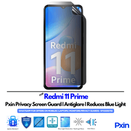 Redmi 11 Prime Mobile Privacy Screen Guard