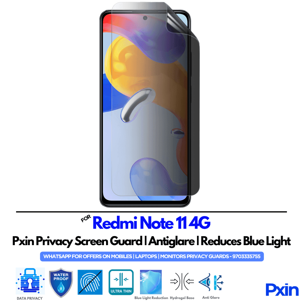 Redmi Note 11 4G Mobile Privacy Screen Guard