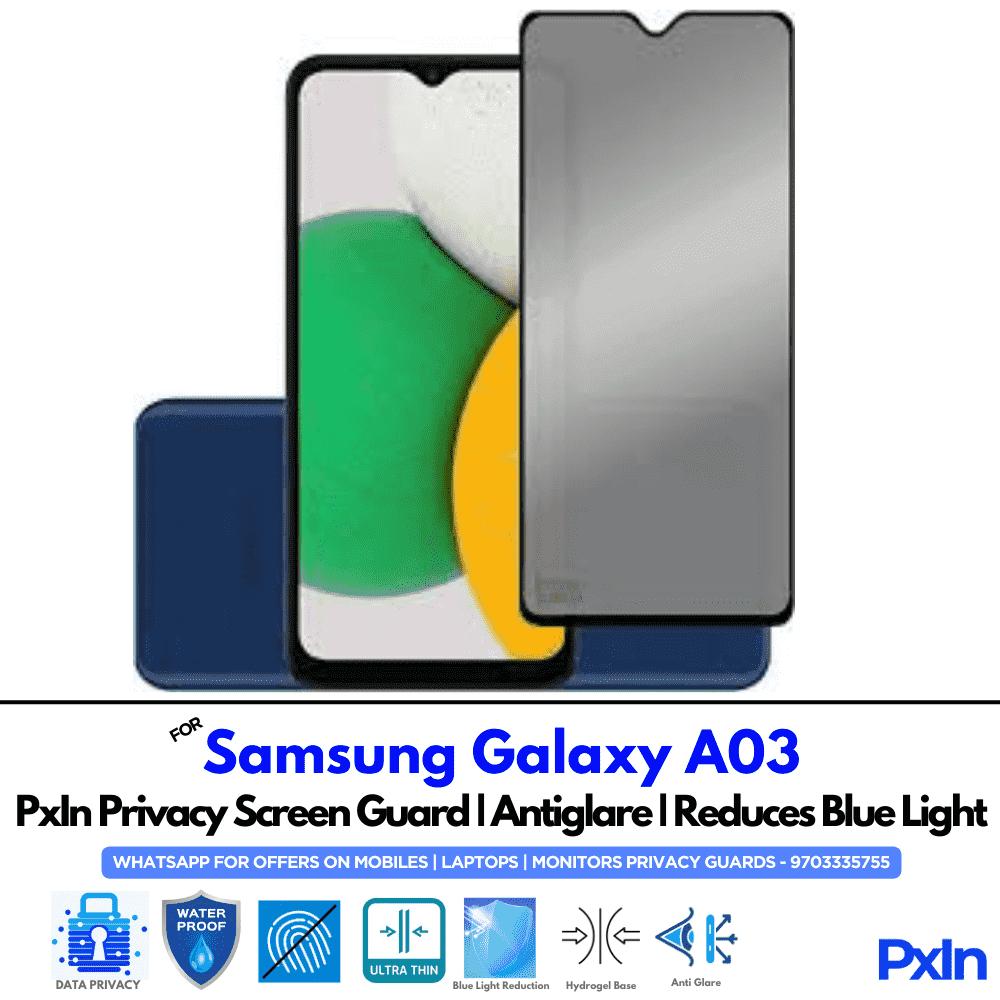 Samsung Galaxy A03 Mobile Privacy Screen Guard
