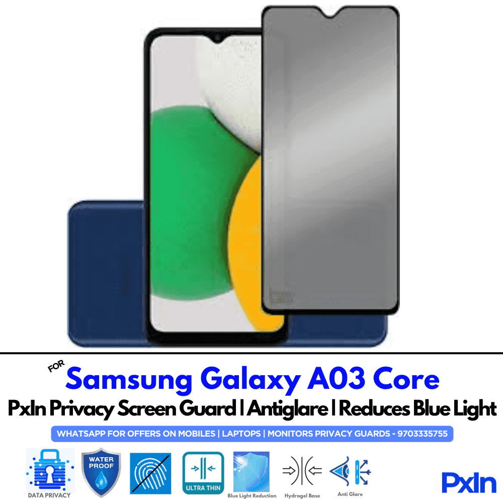 Samsung Galaxy A03 Core Mobile Privacy Screen Guard