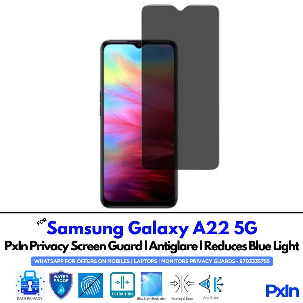Samsung Galaxy A22 5G Mobile Privacy Screen Guard