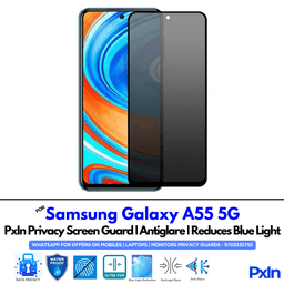 Samsung Galaxy A55 5G Mobile for Privacy Screen Guard