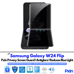 Samsung Galaxy W24 Flip Mobile Privacy Screen Guard