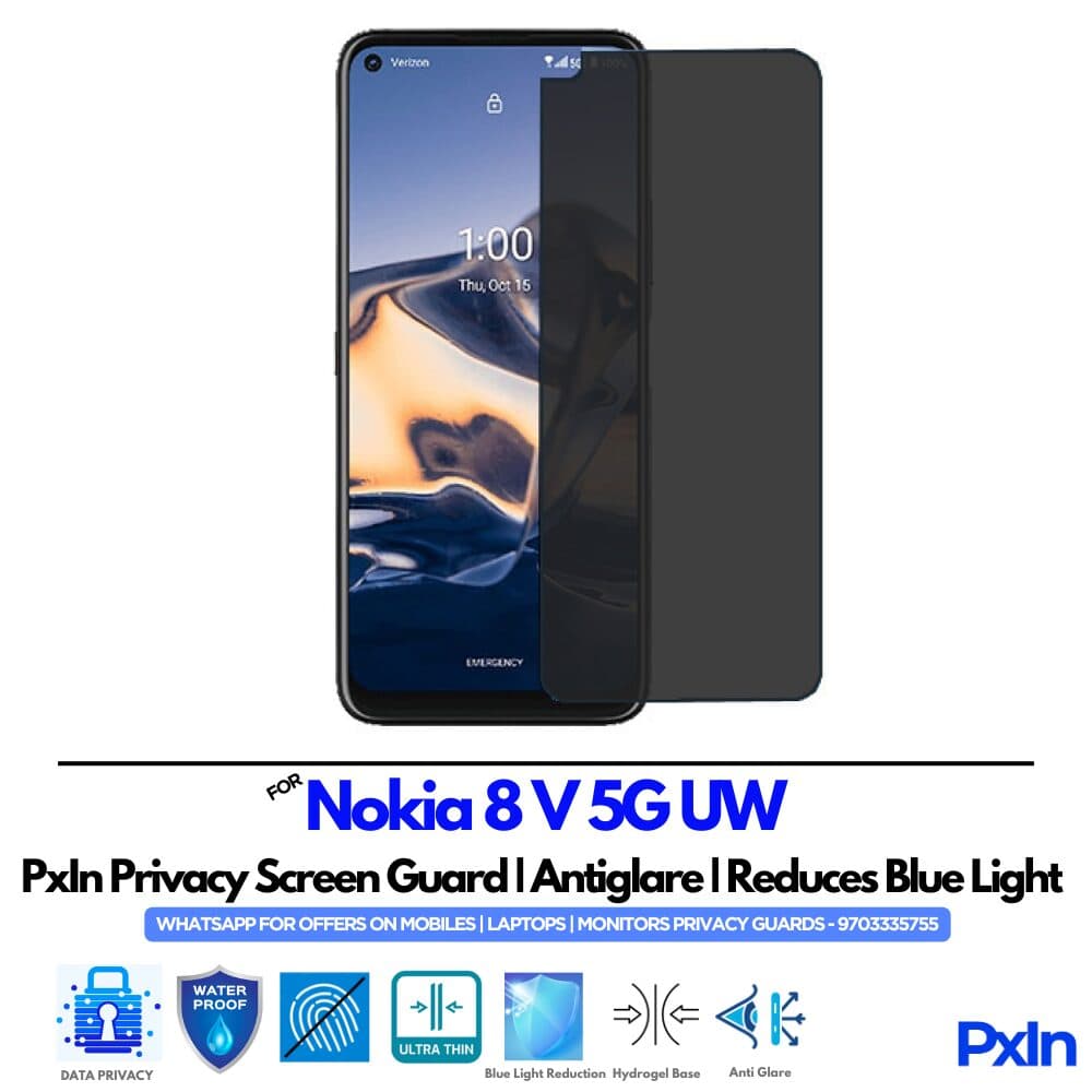 Nokia 8 V 5G UW Mobile Privacy Screen
