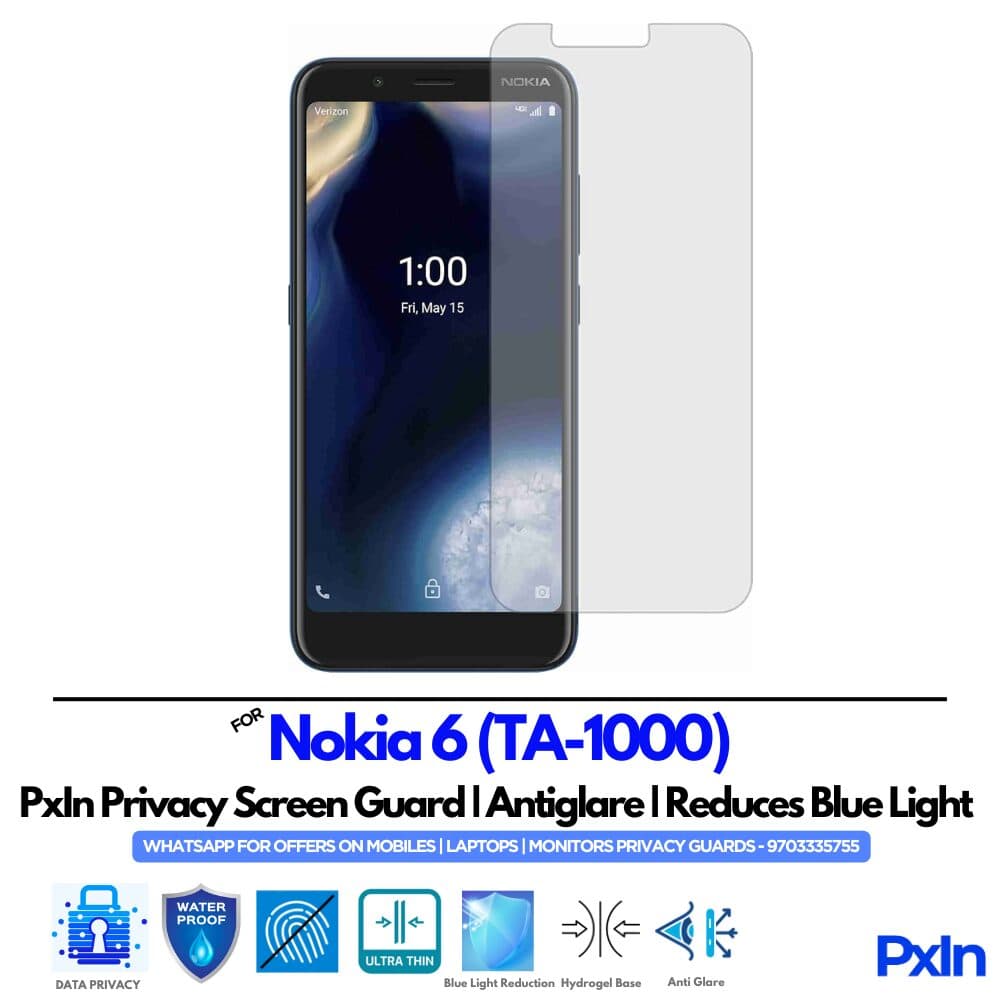 Nokia 6 (TA-1000) Mobile Privacy Screen