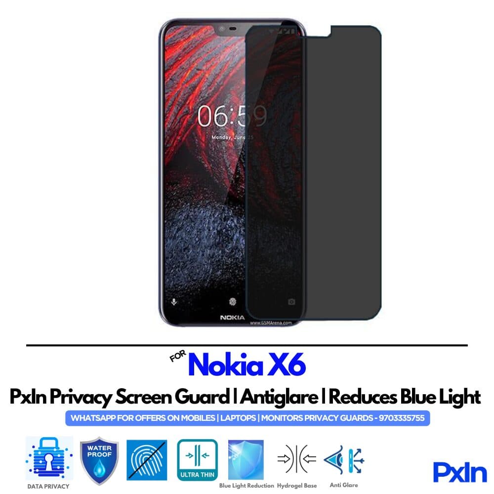 Nokia X6 Mobile Privacy Screen