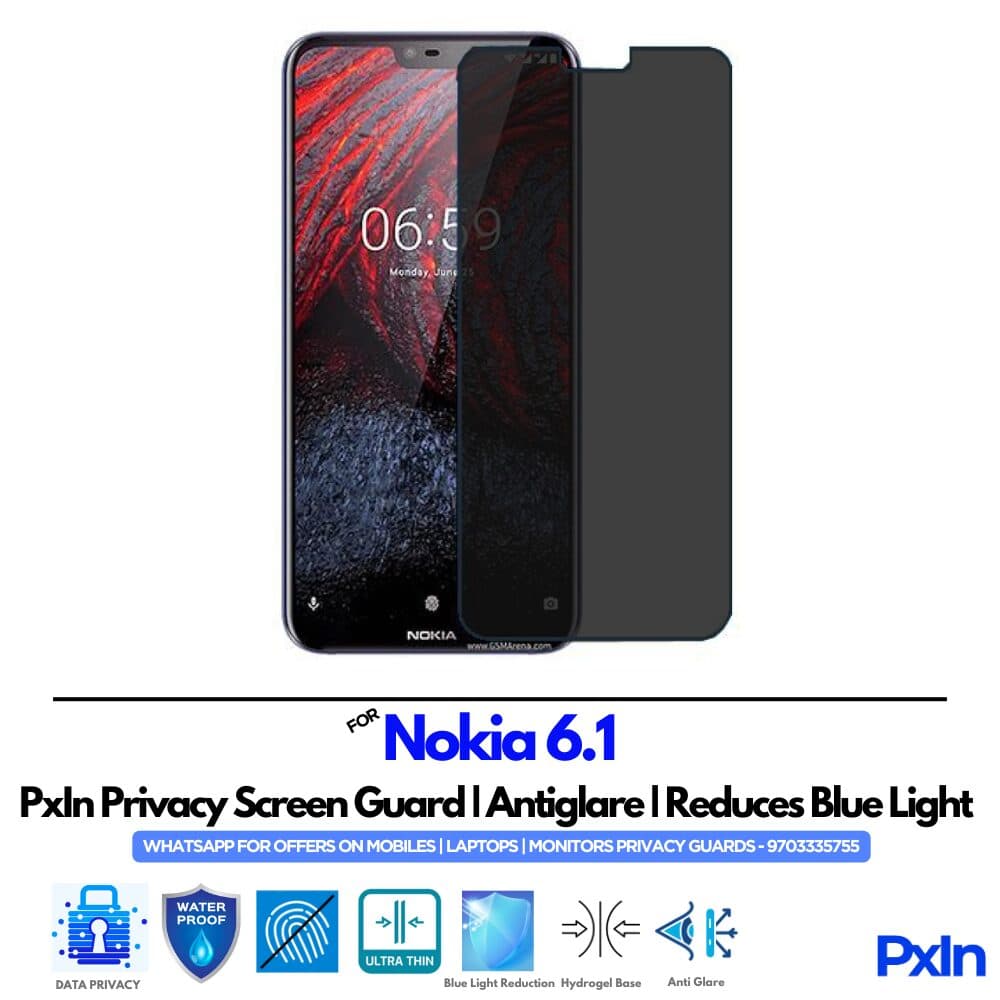 Nokia 6.1 Mobile Privacy Screen