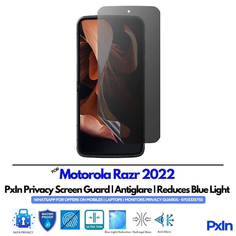 Motorola Razr 2022 Mobile Privacy Screen