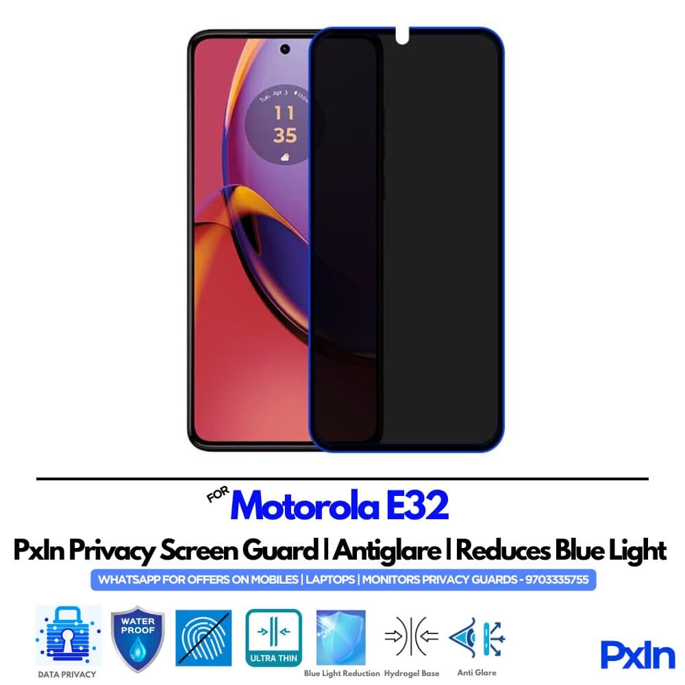 Motorola E32 Mobile Privacy Screen