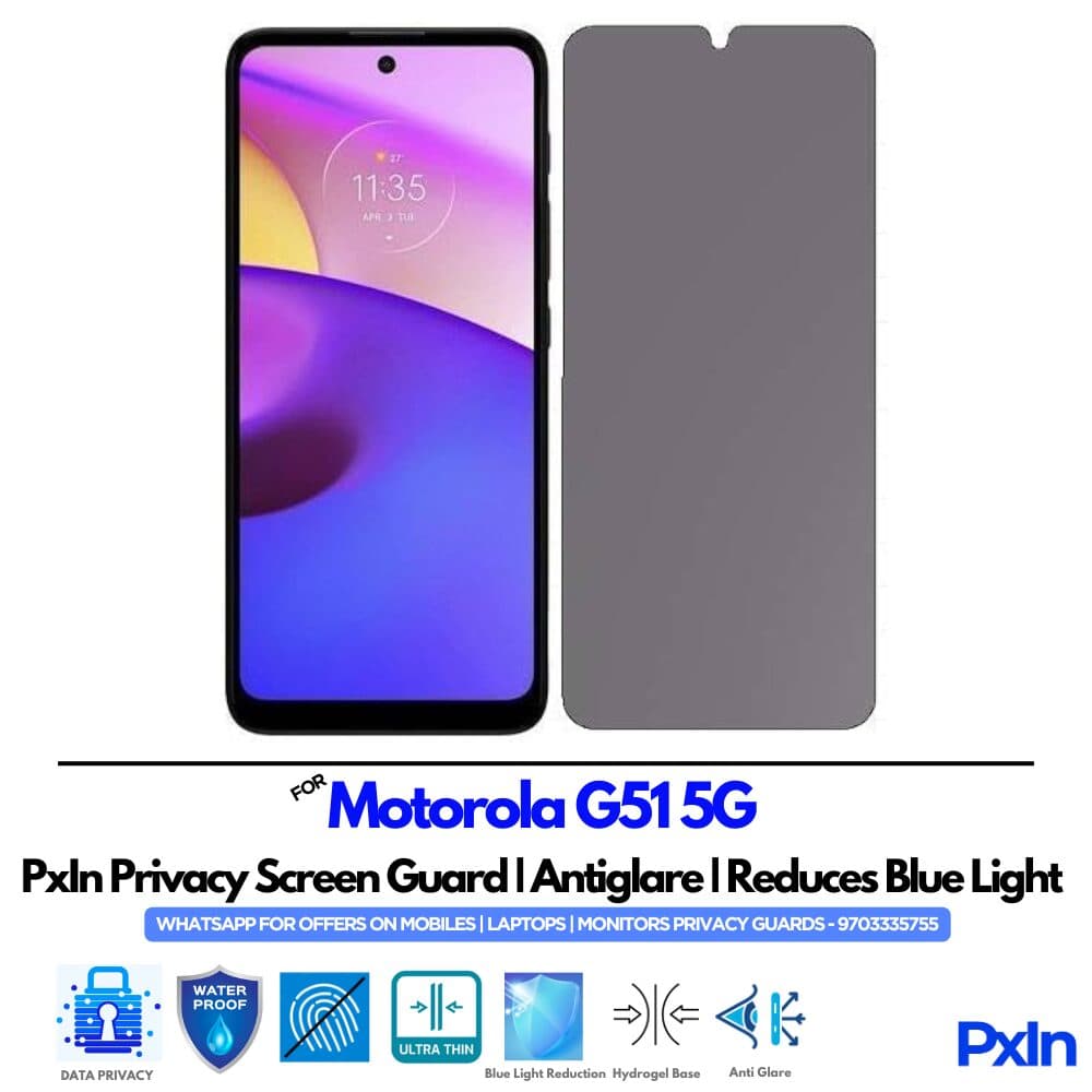 Motorola G51 5G Mobile Privacy Screen