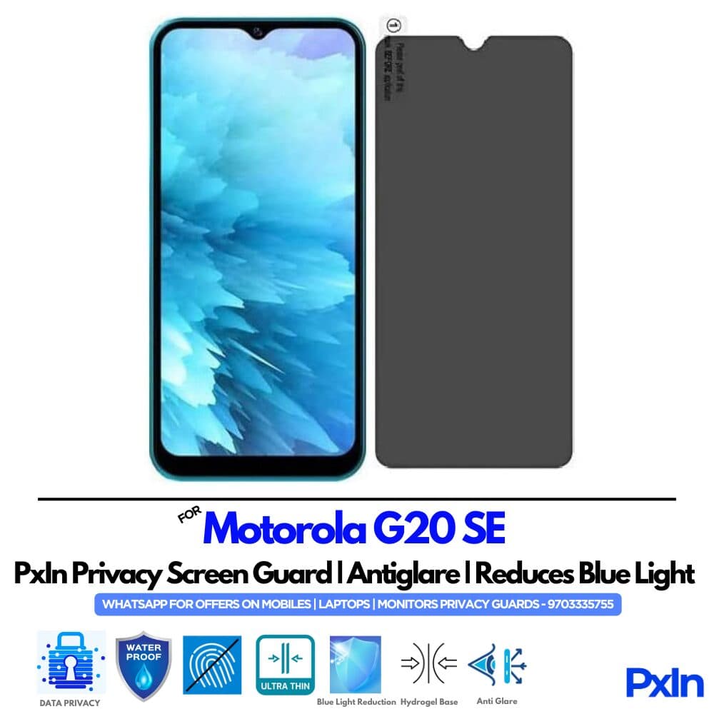 Motorola G20 SE Mobile Privacy Screen