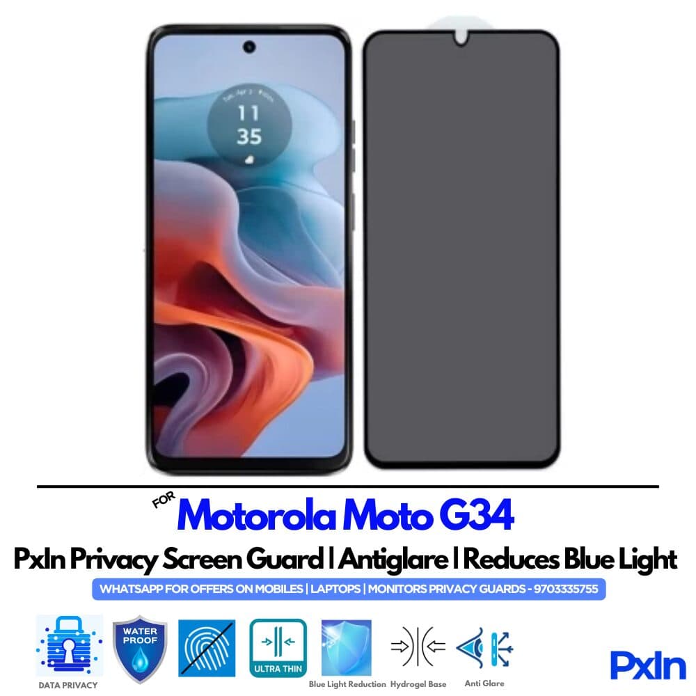 Motorola Moto G34 Mobile Privacy Screen