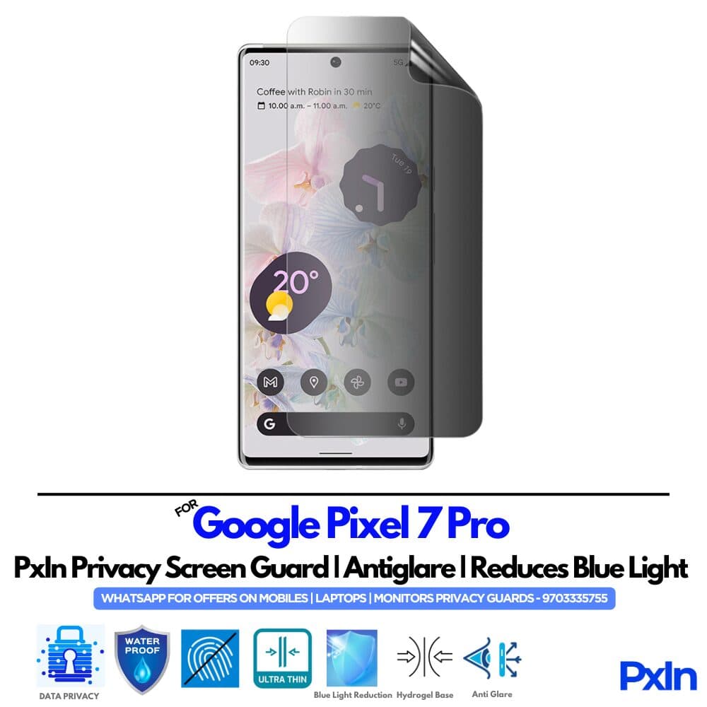 Google Pixel 7 Pro Mobile Privacy Screen