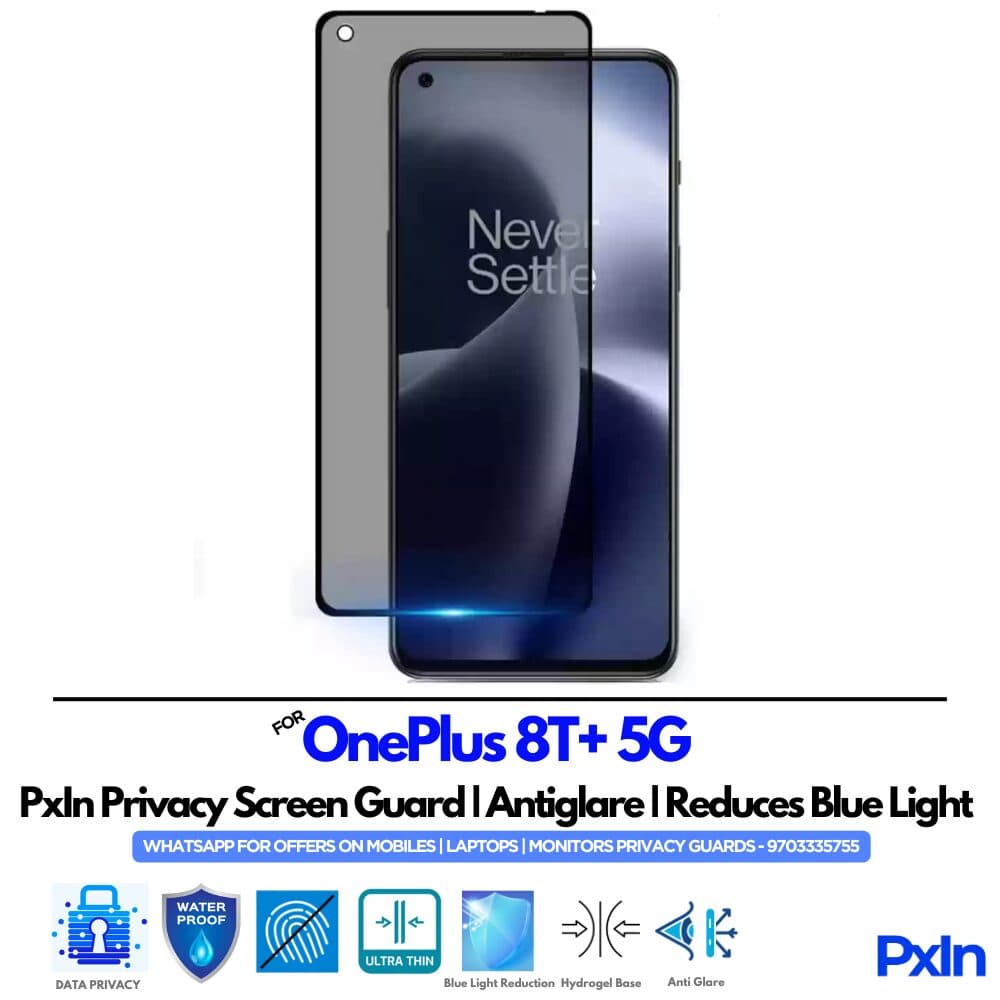 OnePlus 8T+ 5G Mobile Privacy Screen