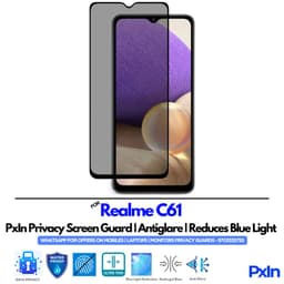 Realme C61 Mobile Privacy Screen
