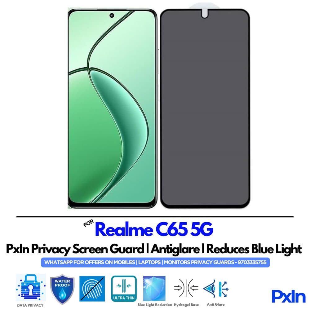 Realme C65 5G Mobile Privacy Screen