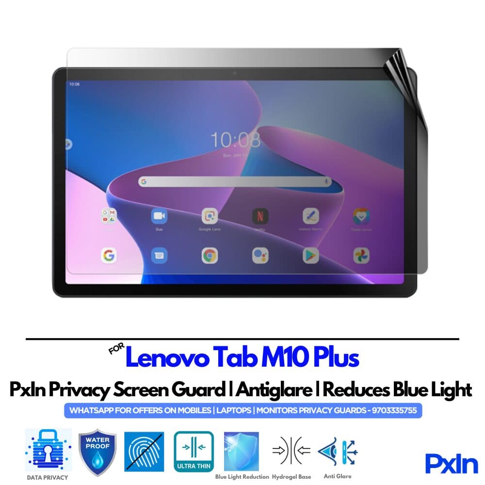 Lenovo Tab M10 Plus Privacy Screen