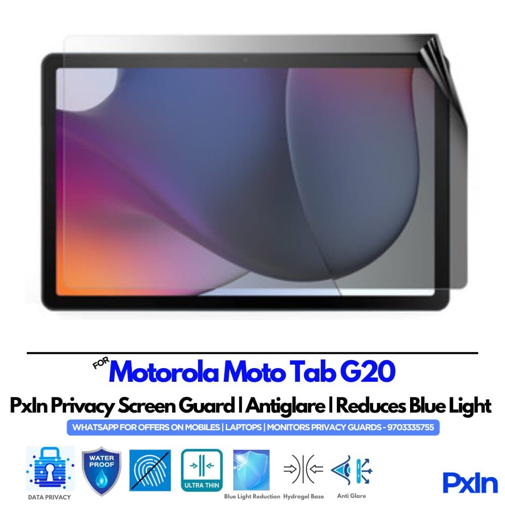 Motorola Moto Tab G20 Privacy Screen