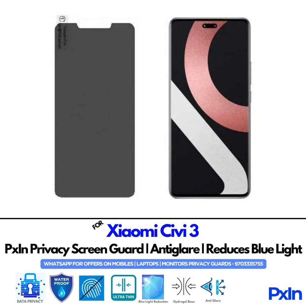 Xiaomi Civi 3 Mobile Privacy Screen