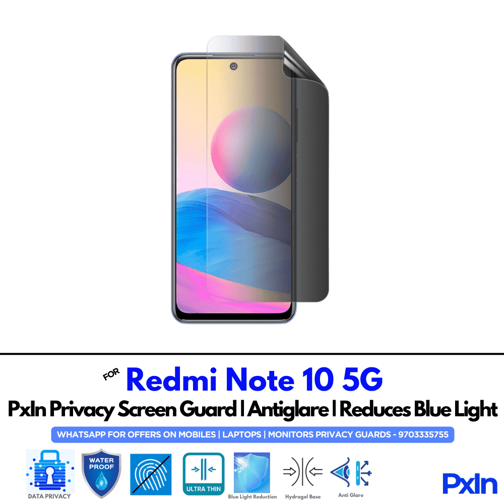 Redmi Note 10 5G Mobile Privacy Screen Guard