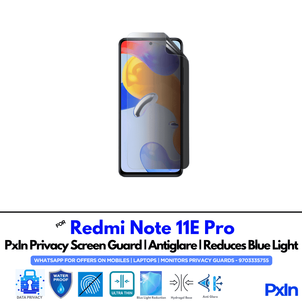 Redmi Note 11E Pro Mobile Privacy Screen Gurad