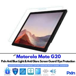 Motorola Moto G20 Tab Anti Blue light Screen Guard