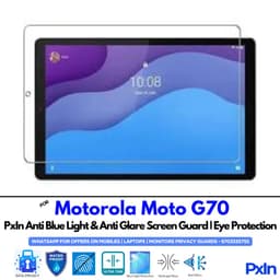 Motorola Moto G70 Tab Anti Blue light Screen Guard