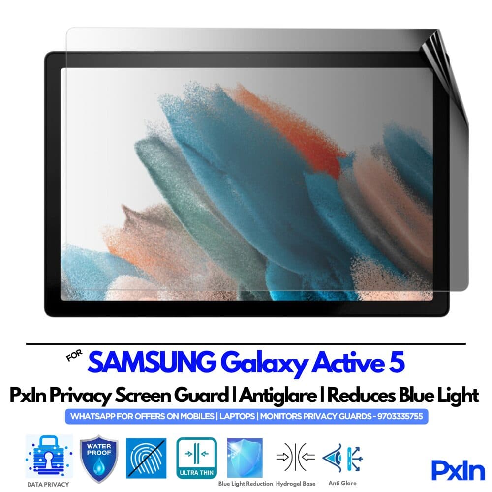 SAMSUNG Galaxy Active 5 Tab Privacy Screen Guard