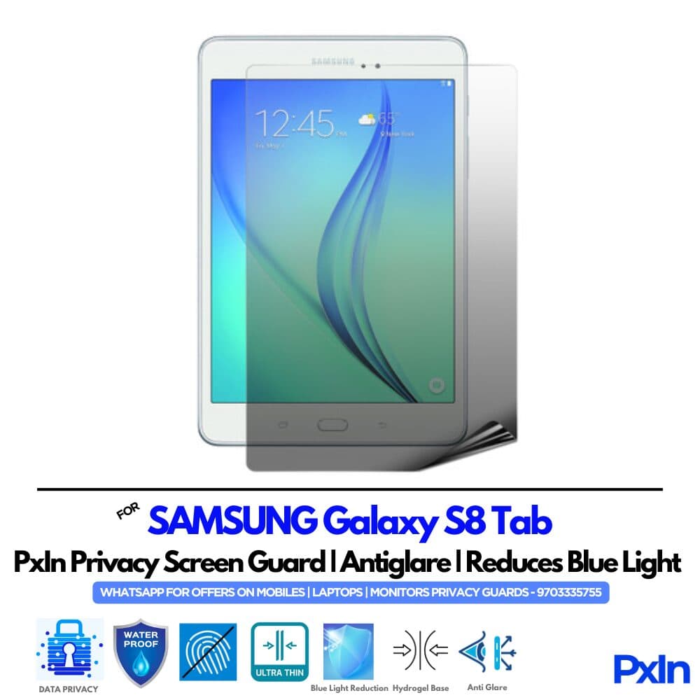 SAMSUNG Galaxy S8 Tab Privacy Screen Guard