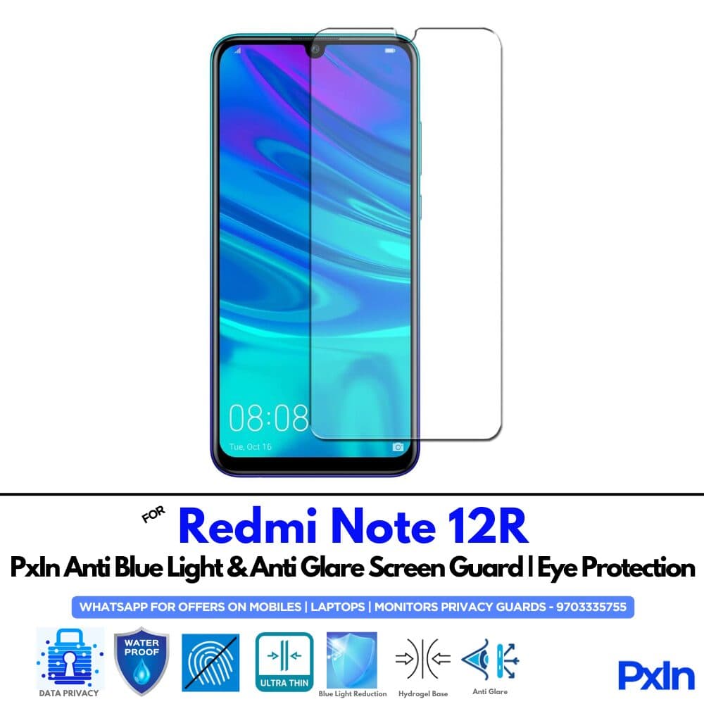 Redmi Note 12R Mobile Anti Bluelight Screen Guard