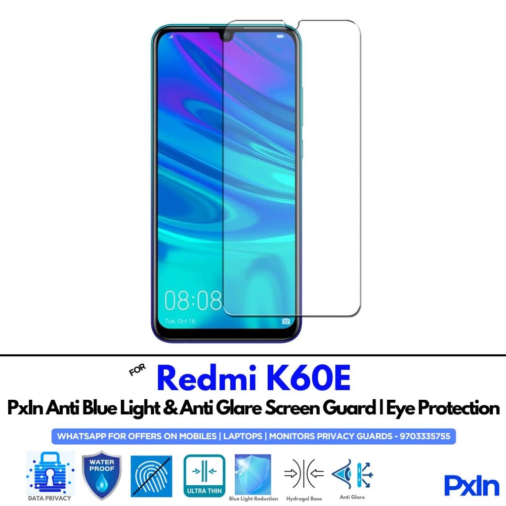 Redmi K60E Mobile Anti Bluelight Screen Guard