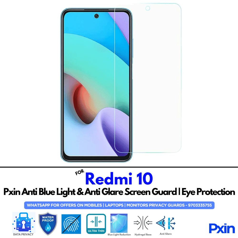 Redmi 10 Mobile Anti Bluelight Screen Guard