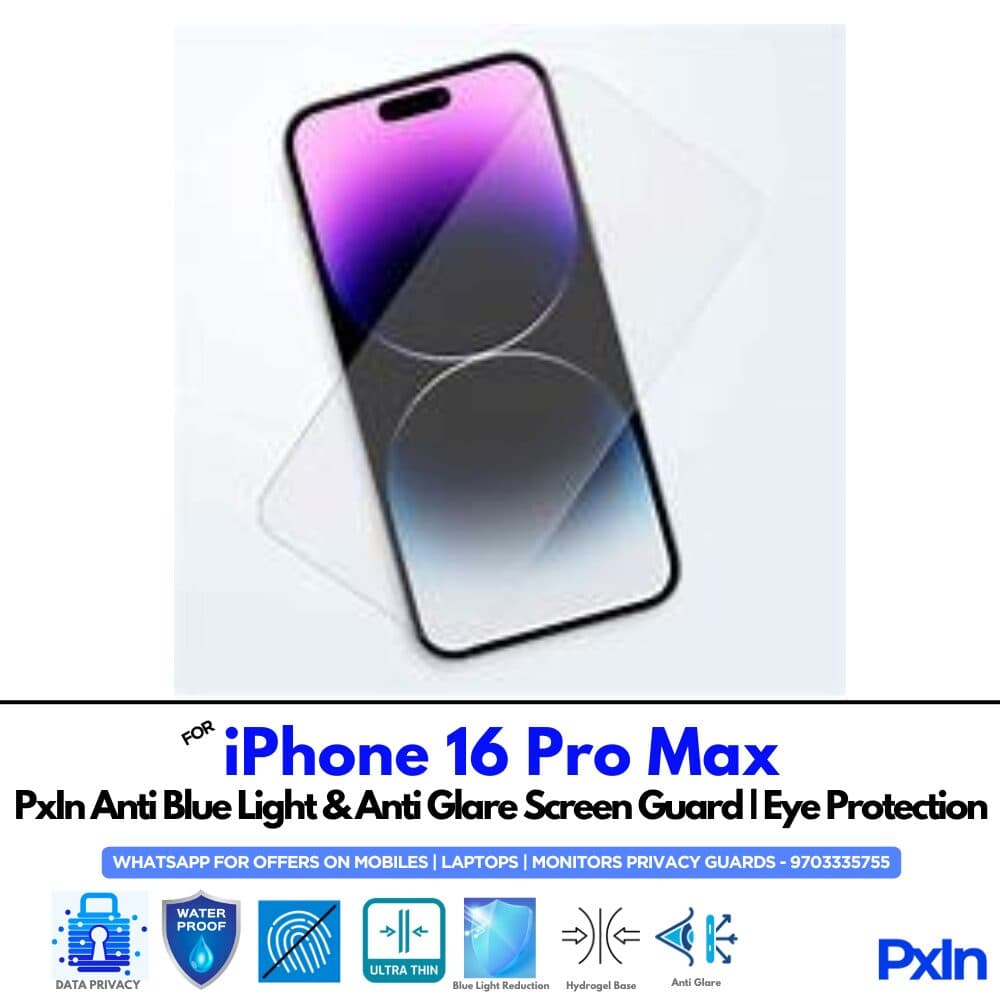 IPhone 16 Pro Max Mobile Anti Bluelight Screen Guard