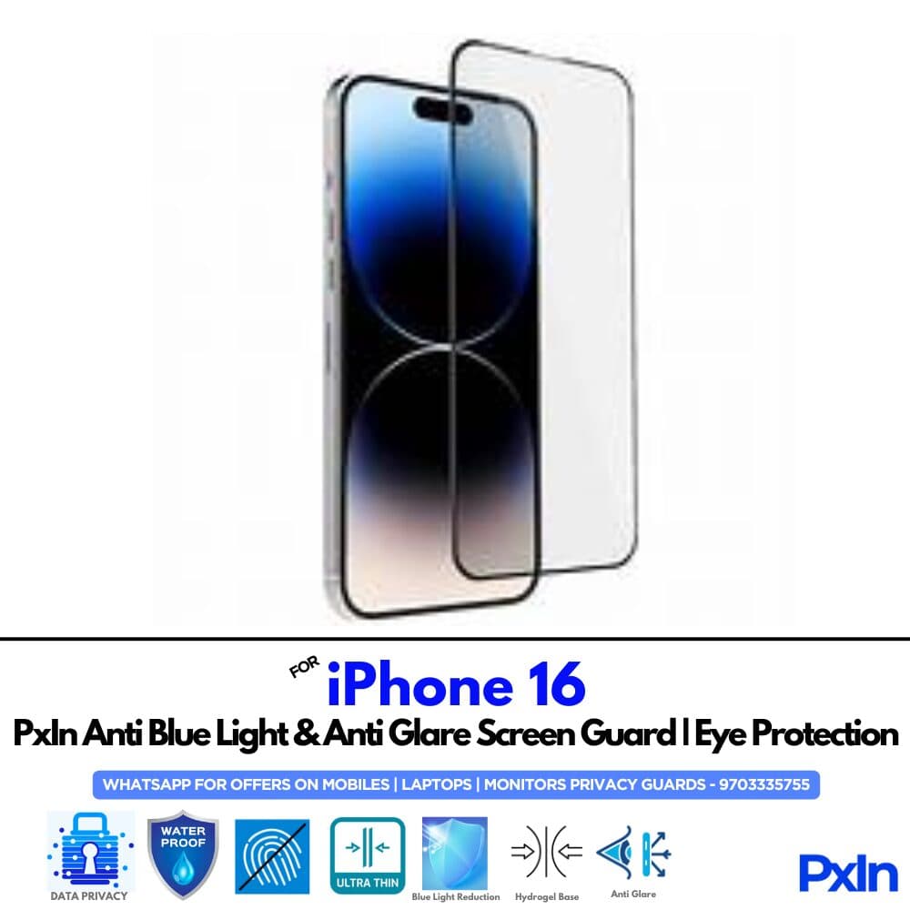 IPhone 16 Mobile Anti Bluelight Screen Guard